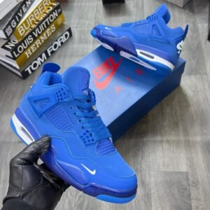 Air Jordan 4 Retro x Nigel Sylvester - Hyper Royal Blue