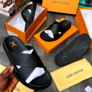 Louis Vuitton Noir Crossover Slides