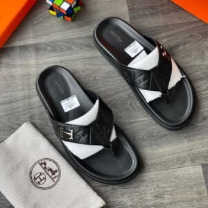 Hermès Premium Minimalist Leather Slides