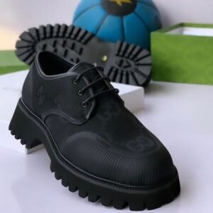 Gucci "GG Monogram" Lug-Sole Derby