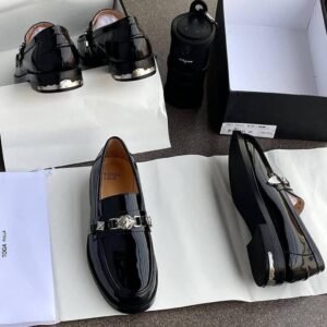 Toga Virilis Polished Leather Western Loafers