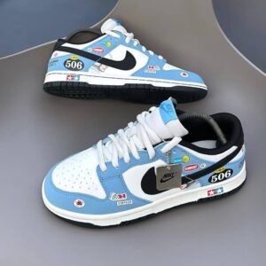 Nike Dunk Low Custom "Grand Prix" Sneakers