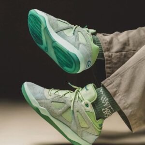 Adidas Suede Mid-Top Sneakers – Sage Green