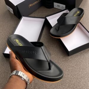 JW Anderson Embossed Logo Thong Slides