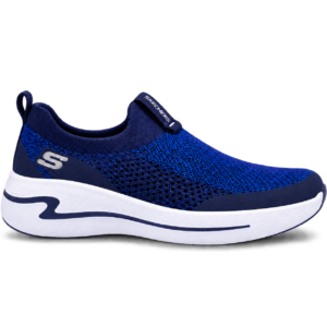 Royal Blue Skechers Knit Slip-On Sneaker
