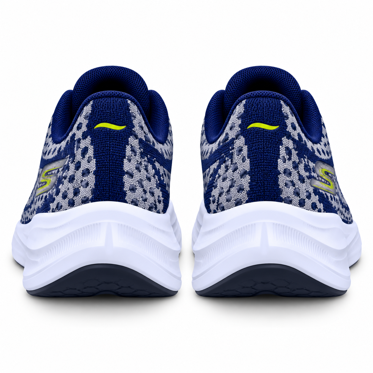 Navy Skechers Arch Fit Running Shoe, view 2