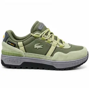 Men's Green Lacoste Low-Top Sneakers - main view