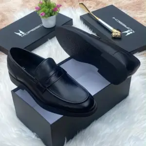 Men's Black Penny Loafers - original shop photo