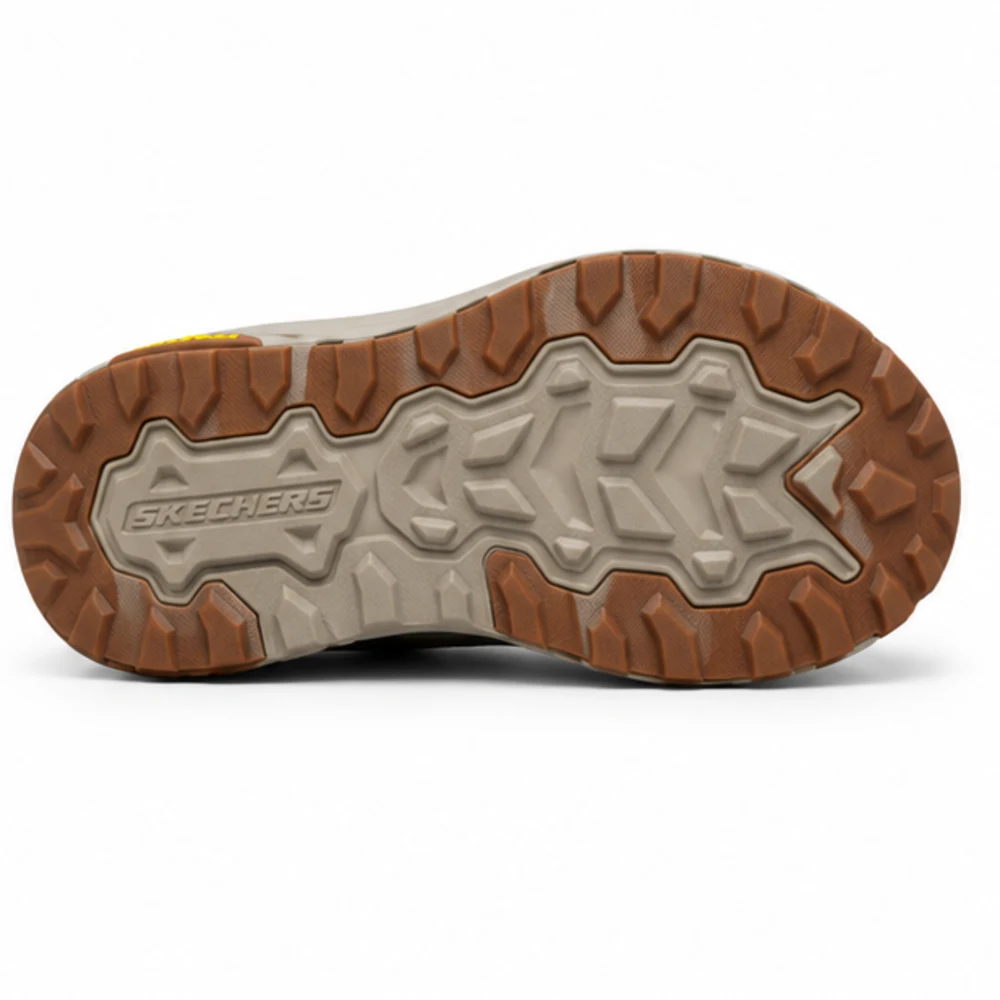 Men's Olive Slip-On Comfort Sneakers - outsole view