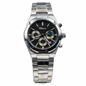 Chenxi Meridian Black & Silver watch