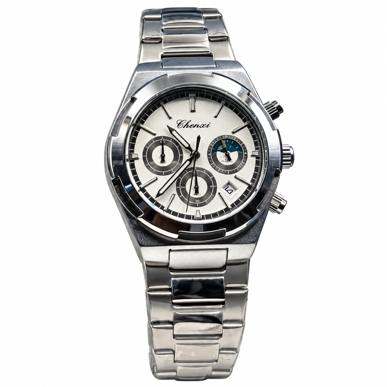 Chenxi Meridian Ivory & Silver watch
