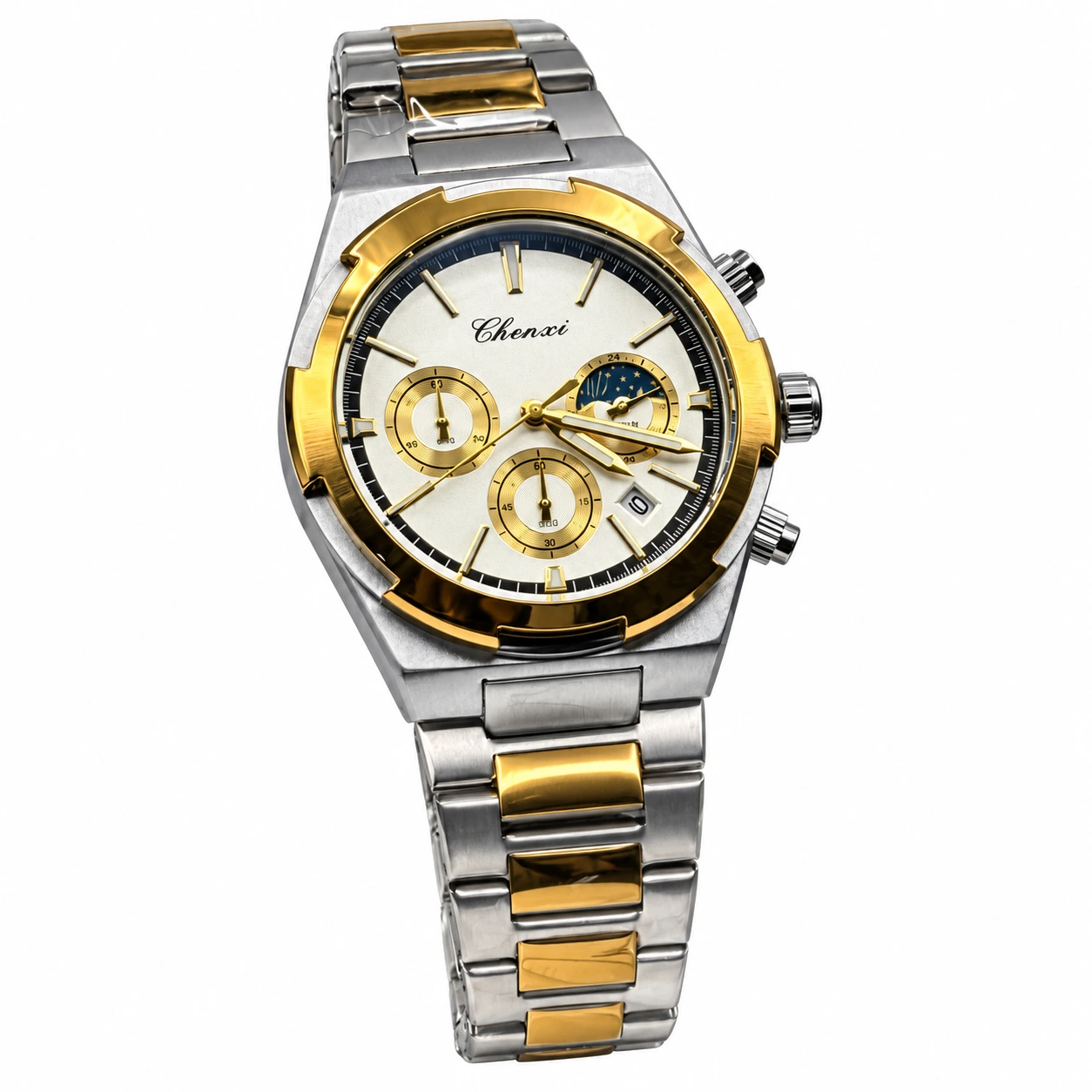 Chenxi Meridian Ivory & Two Tone watch