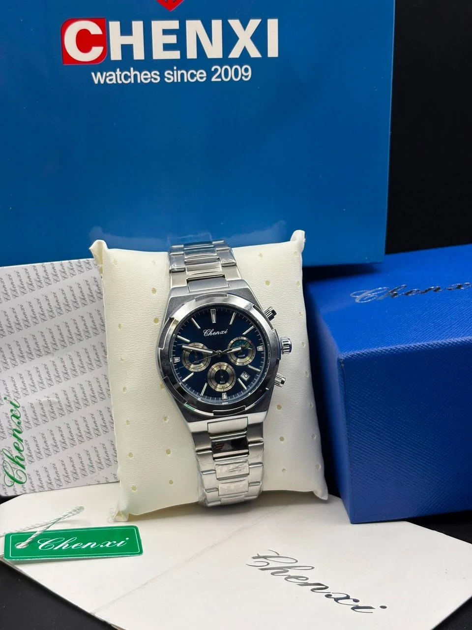 Chenxi Meridian Navy & Silver watch, photo 2