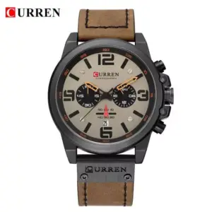 Curren Navigator Sand & Black watch