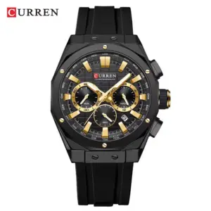Curren Octane Black & Gold watch