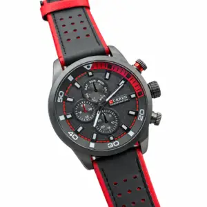 Curren Rally Black & Red watch