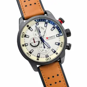 Curren Rally Sand & Tan watch