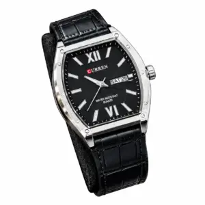 Curren Regent Black & Silver watch