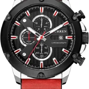 Curren Torvex Red Chronograph watch