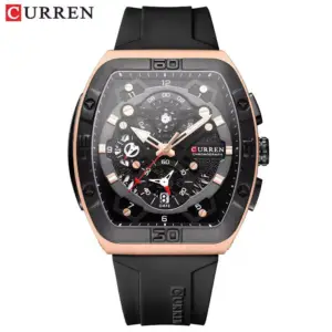 Curren Velocity Black & Rose Gold watch