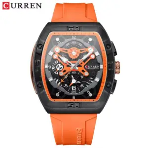 Curren Velocity Orange & Black watch