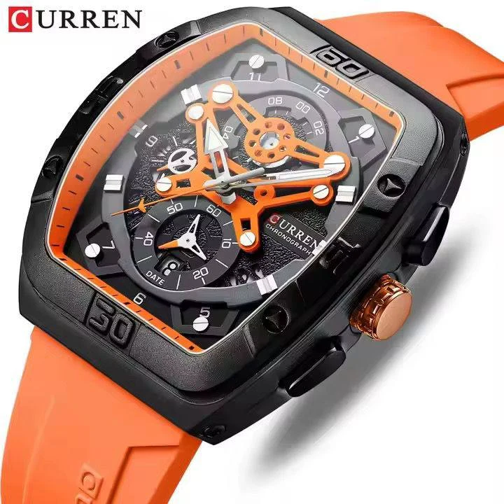 Curren Velocity Orange & Black watch, photo 2
