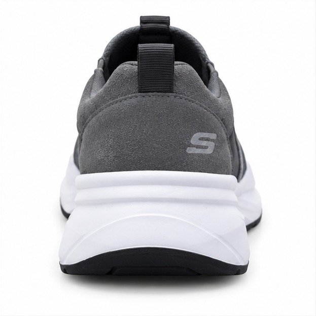 Grey Skechers Go Walk Wide-Sole Slip-On Sneaker - Image 5