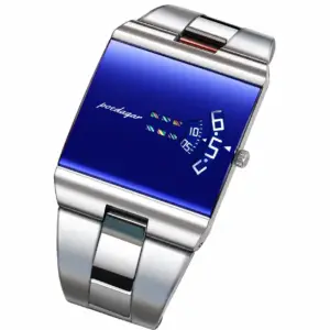Poedagar Prism Cobalt & Silver watch