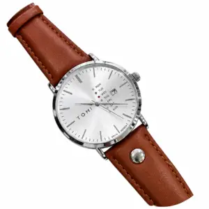Tomi Weekday Ivory & Cognac watch