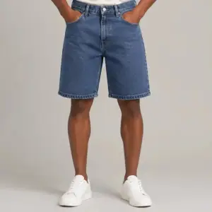 Urban Edge Mid-Wash Denim Shorts